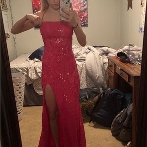 Xs pink prom dress